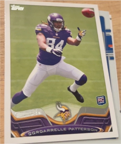 2013 Topps #386 Cordarrelle Patterson — front