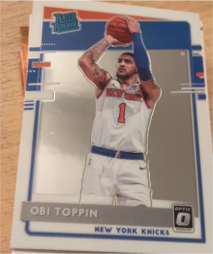 2020-21 Donruss Optic #158 Obi Toppin — front