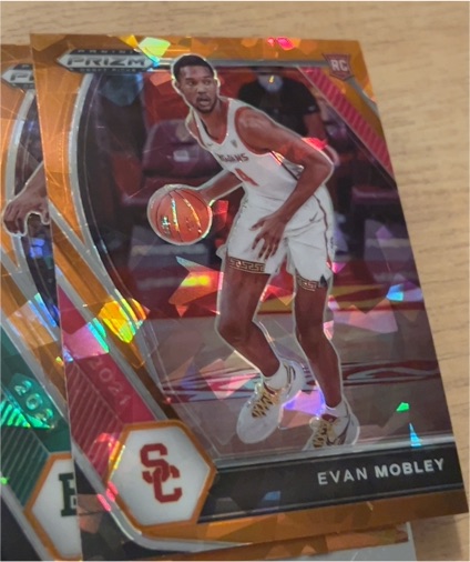 2021-22 Panini Prizm Draft Picks #2 Evan Mobley — front