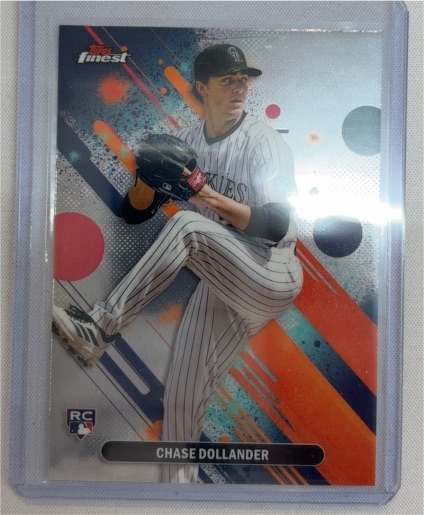 2025 Topps Finest #66 Chase Dollander — front