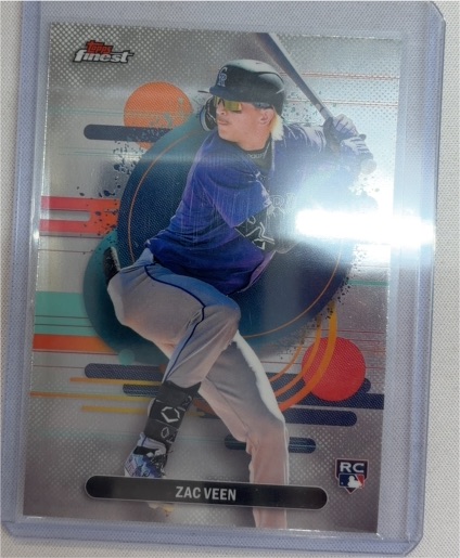 2025 Topps Finest #192 Zac Veen — front