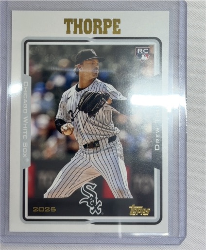 2025 Topps Archives #274 Drew Thorpe RC Chicago White Sox — front