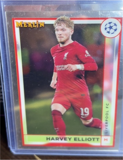2022-23 Topps Merlin UEFA Club Competitions #87 Harvey Elliott — front