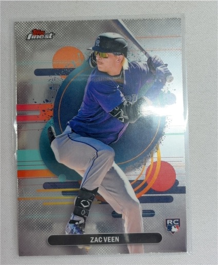 2025 Topps Finest #192 Zac Veen — front