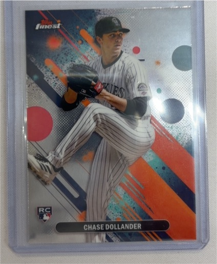 2025 Topps Finest #66 Chase Dollander — front