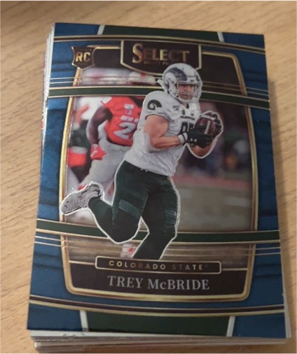 2022 Panini Select Draft Picks #96 Trey McBride — front