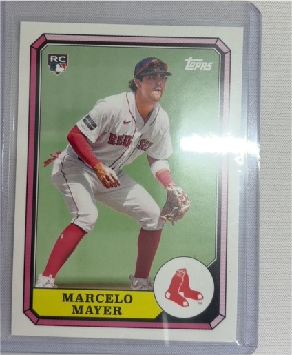 2025 Topps Archives 1987 Boardwalk and Baseball #87BB-8 Marcelo Mayer — front