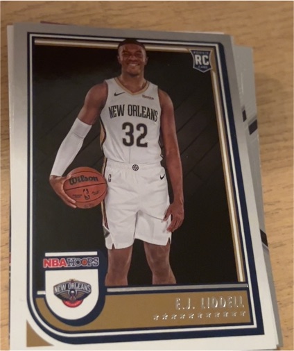 2022-23 Panini NBA Hoops #266 E.J. Liddell — front