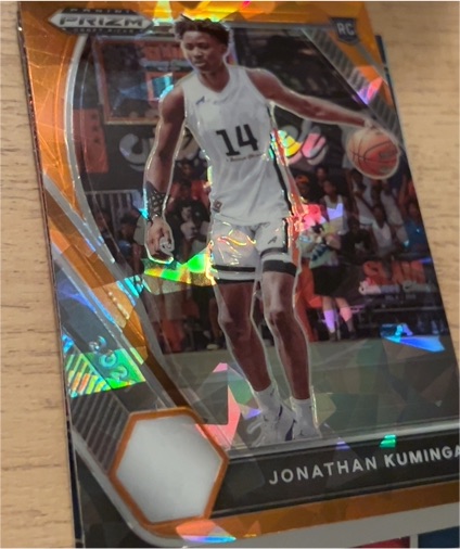 2021 Panini Prizm Draft Picks #5 Jonathan Kuminga — front