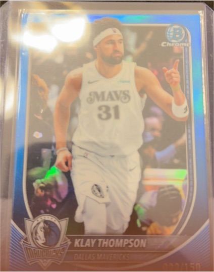 2025-26 Bowman Chrome #BCV-132 Klay Thompson — front