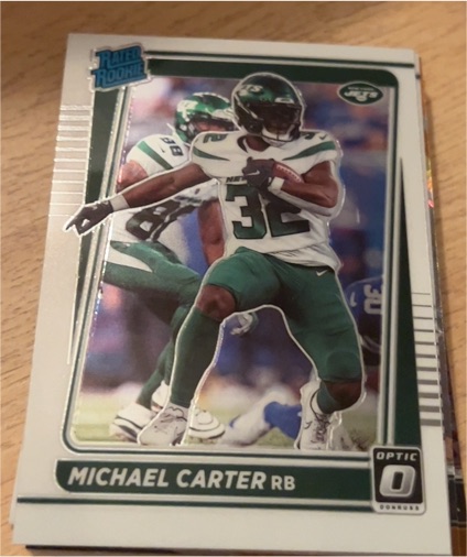 2021 Donruss Optic #235 Michael Carter — front