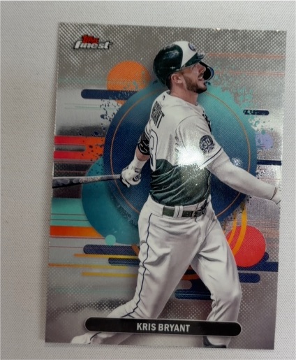 2025 Topps Finest #114 Kris Bryant — front