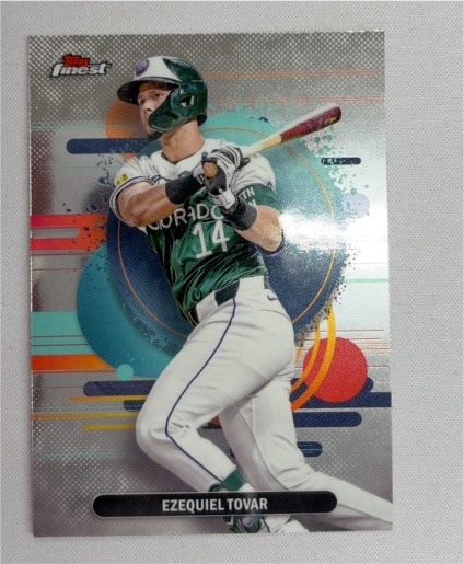 2025 Topps Finest #158 Ezequiel Tovar — front