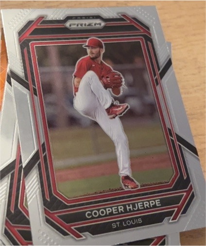 2023 Panini Prizm #134 Cooper Hjerpe — front