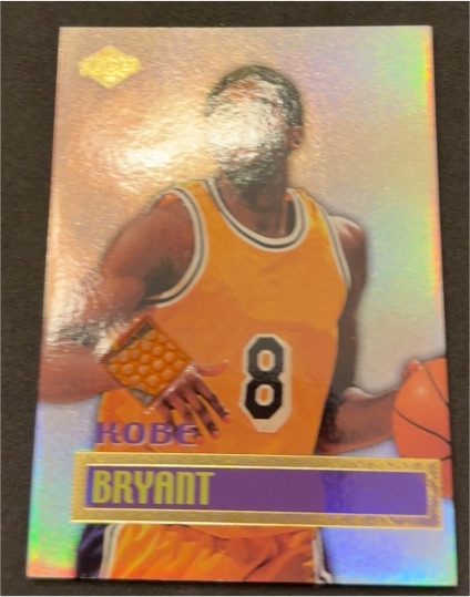 1999 Collector's Edge #KB Kobe Bryant Authentic Game Ball — front