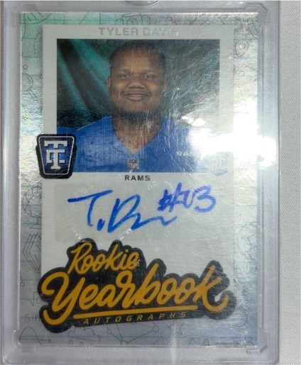 2024 Panini Totally Certified #RYA-TDS Tyler Davis Rookie Yearbook Autographs — front