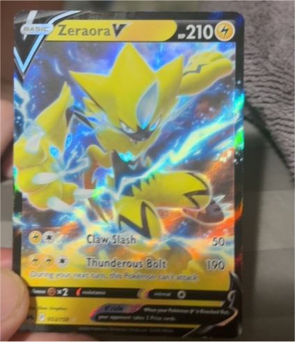 2023 Pokémon Crown Zenith #053 Zeraora V — front