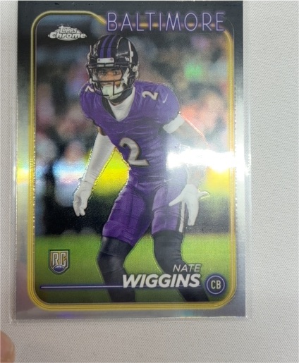 2024 Topps Chrome #227 Nate Wiggins — front