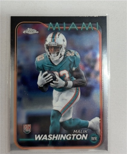 2024 Topps Chrome #254 Malik Washington — front