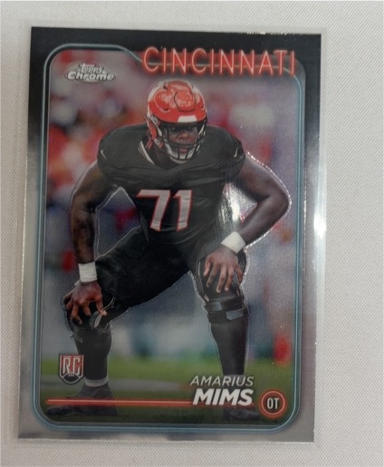 2024 Topps Chrome #271 Amarius Mims — front