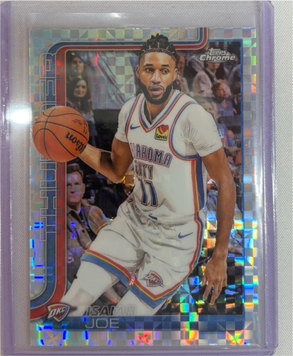 2025-26 Topps Chrome #121 Isaiah Joe — front