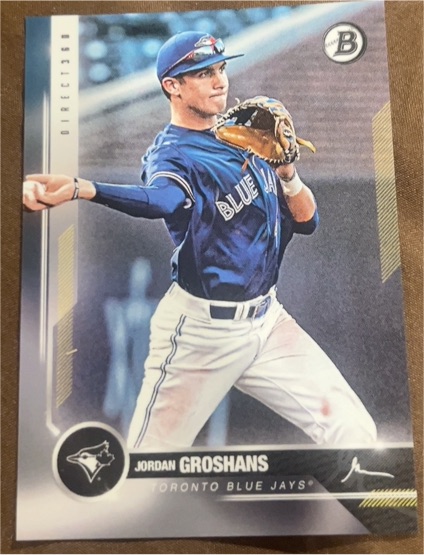 2019 Topps X Gary Vee Direct 360 Bowman #2 Jordan Groshans — front