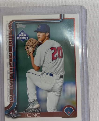 2025 Topps Pro Debut #PD-183 Jonah Tong — front