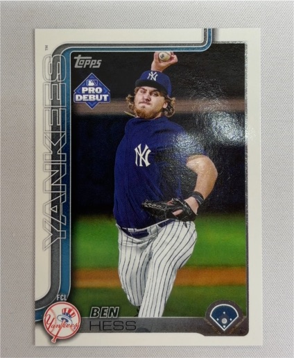 2025 Topps Pro Debut #PD-186 Ben Hess — front