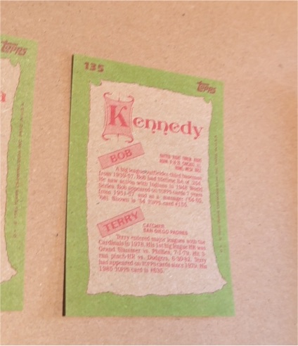 1986 Topps #135 Terry Kennedy — front