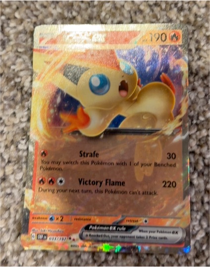 2023 Pokémon SV03: Obsidian Flames #033 Victini EX — front