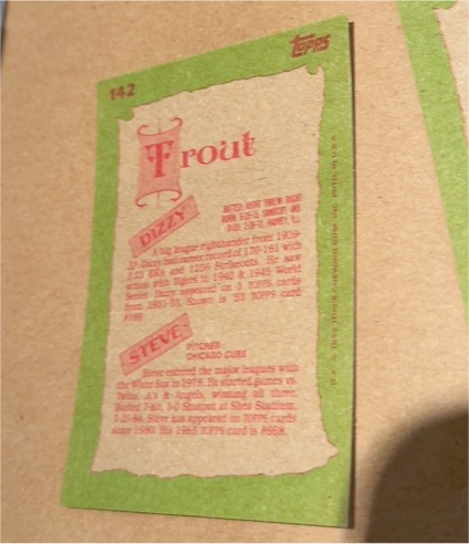1975 Topps #142 Dizzy Trout — front