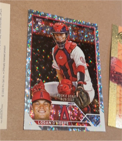 2023 Topps Update #US93 Logan O'Hoppe — front
