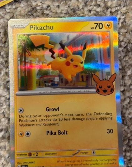 2023 Pokémon SV02: Paldea Evolved #62 Pikachu — front