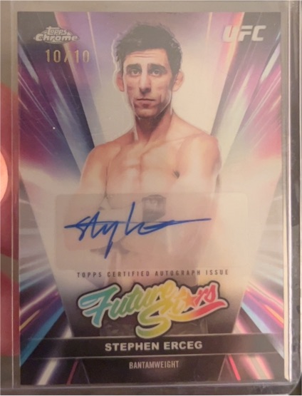 2026 Topps Chrome UFC #FSA-SE Stephen Erceg Future Stars Autograph — front
