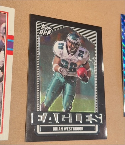 2007 Topps Draft Picks and Prospects Chrome Black #28 Brian Westbrook — front