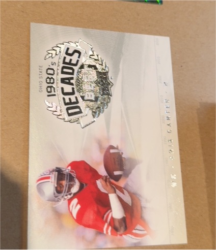 2011 Upper Deck College Football Legends Decade's Best #DB-CC Cris Carter — front