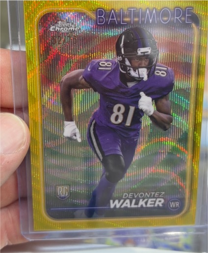 2024 Topps Chrome #287 Devontez Walker — front