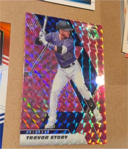 2021 Panini Mosaic #195 Trevor Story — front