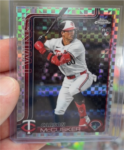 2025 Topps Chrome Update #USC155 Carson McCusker — front