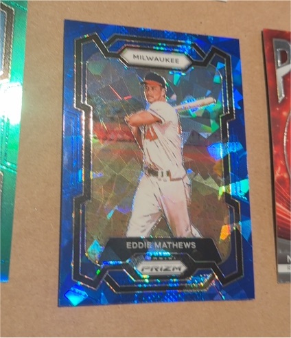 2024 Panini Prizm #57 Eddie Mathews — front