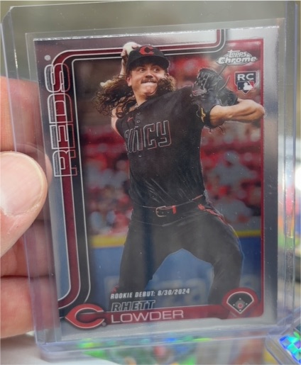 2025 Topps Chrome Update Series #USC110 Rhett Lowder — front