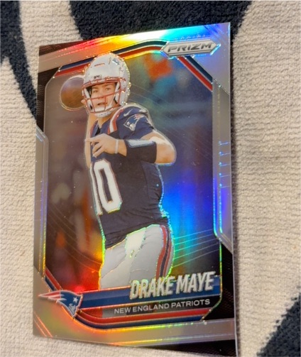 2025 Panini Prizm #165 Drake Maye — front
