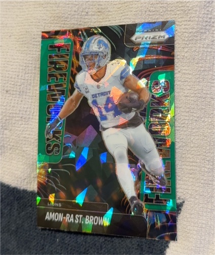 2025 Panini Prizm #16 Amon-Ra St. Brown — front