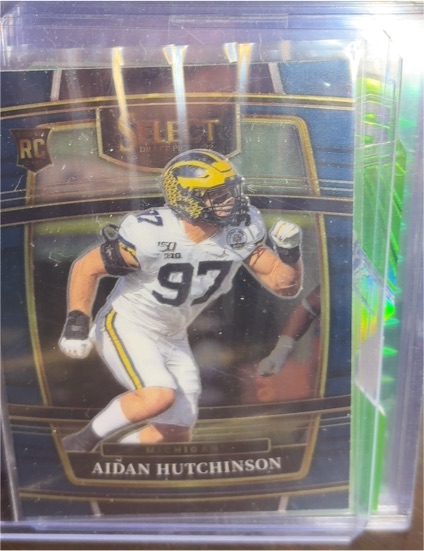 2022 Panini Select Draft Picks Concourse #33 Aidan Hutchinson — front
