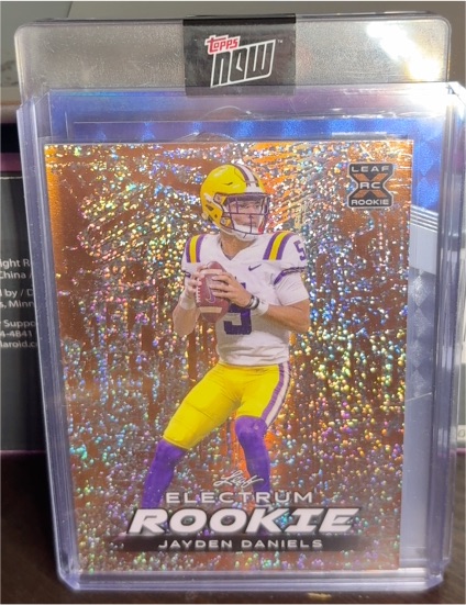 2024 Leaf Electrum Rookie Jayden Daniels — front