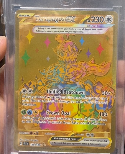 2024 Pokémon TCG Terapagos EX #173/142 — front