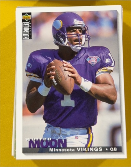 1995 Upper Deck Collector's Choice #182 Warren Moon — front