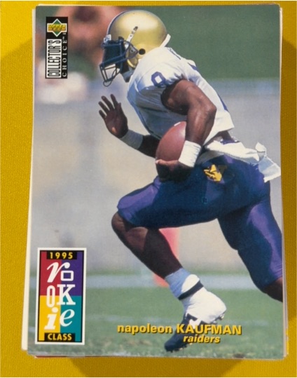 1995 Upper Deck Collector's Choice #15 Napoleon Kaufman — front