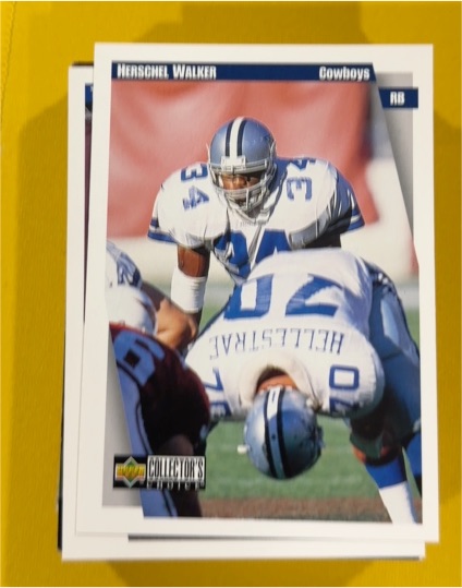1997 Upper Deck Collector's Choice #161 Herschel Walker Dallas Cowboys — front