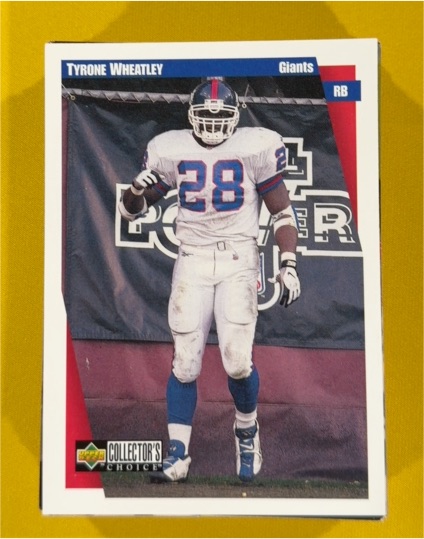 1997 Upper Deck Collector's Choice #188 Tyrone Wheatley — front
